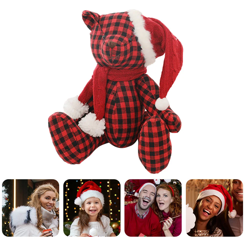 

Christmas Stuffed Plush Animal Toysbear Giftparty Givewaysholiday Supplies