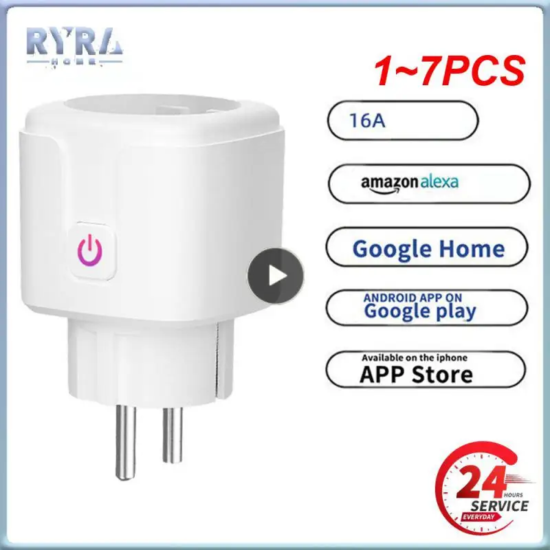 

Умный адаптер с Wi-Fi, 16 А, 1-7 шт.