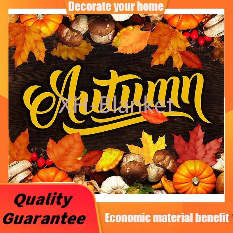 

Autumn Leaves Fleece Throw Blanket 50" x 60" couch throw blanket huggle blanket store
