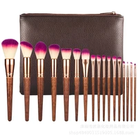 17pcs makeup brush set makeup concealer brush blush loose powder brush eye shadow highlighter foundation brush beauty tools