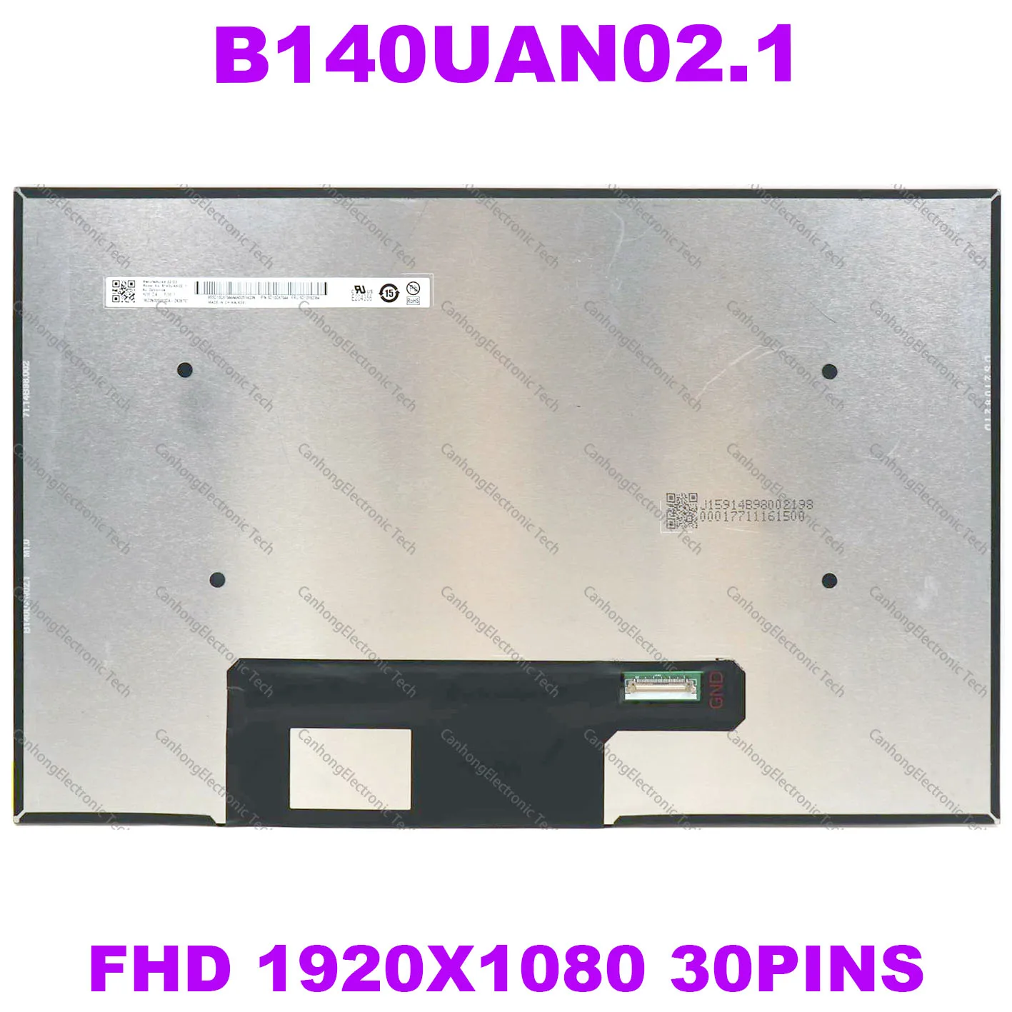 14- B140UAN02.1  Lenovo X1 Carbon Gen 9  - IPS FHD 30-    P/N: SD10Q67044 FRU:5D10V82364