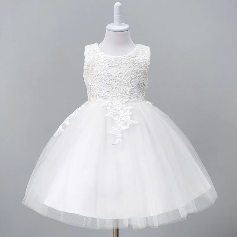 

1-8Year Toddler Baby Tutu Dress White Red Ball Gown Party Stage Princess Dresses Bridesmaid Flower Girl Clothes Vestido Infantil