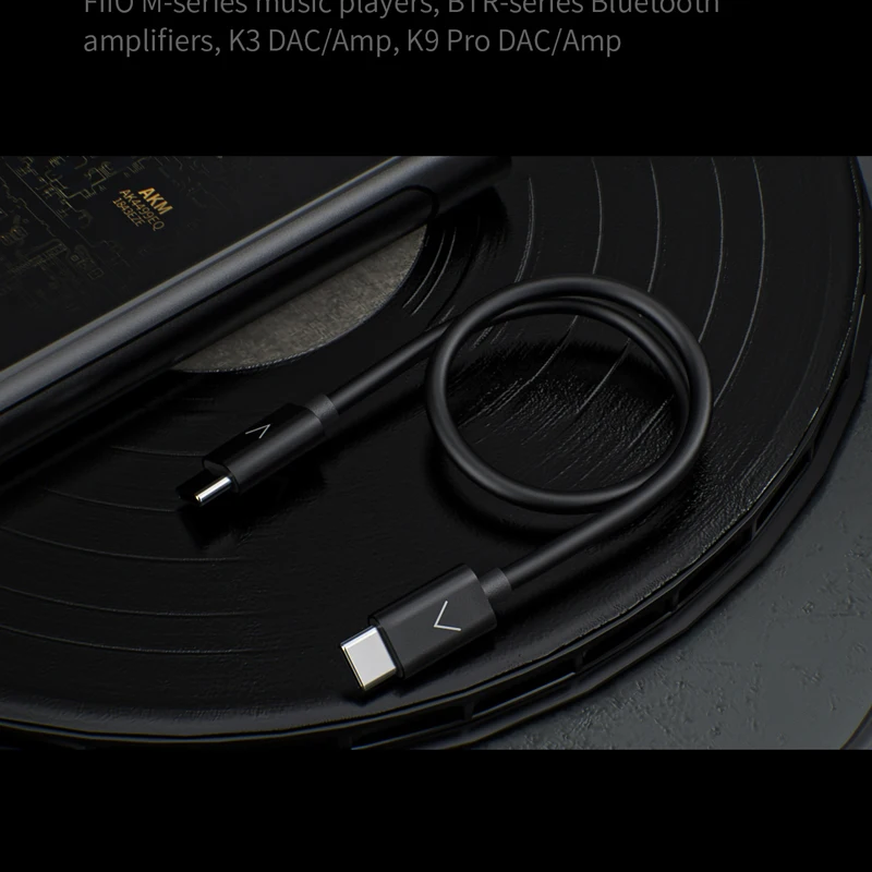 FiiO LT-TC3 20cm USB-C to Charging/Data Cable for Android phone Connect with Music Players/BTR3/BTR5/Q3/M5 |