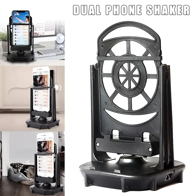 

Mobile Phone Shaker for Two Phones Automatic Shake Step Earning Swing Device Mobile Phone Shaker Step Earning Stands H-best