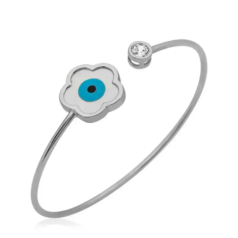 

Tevuli 925 пробы серебро перламутр, цирконивый цветок браслет