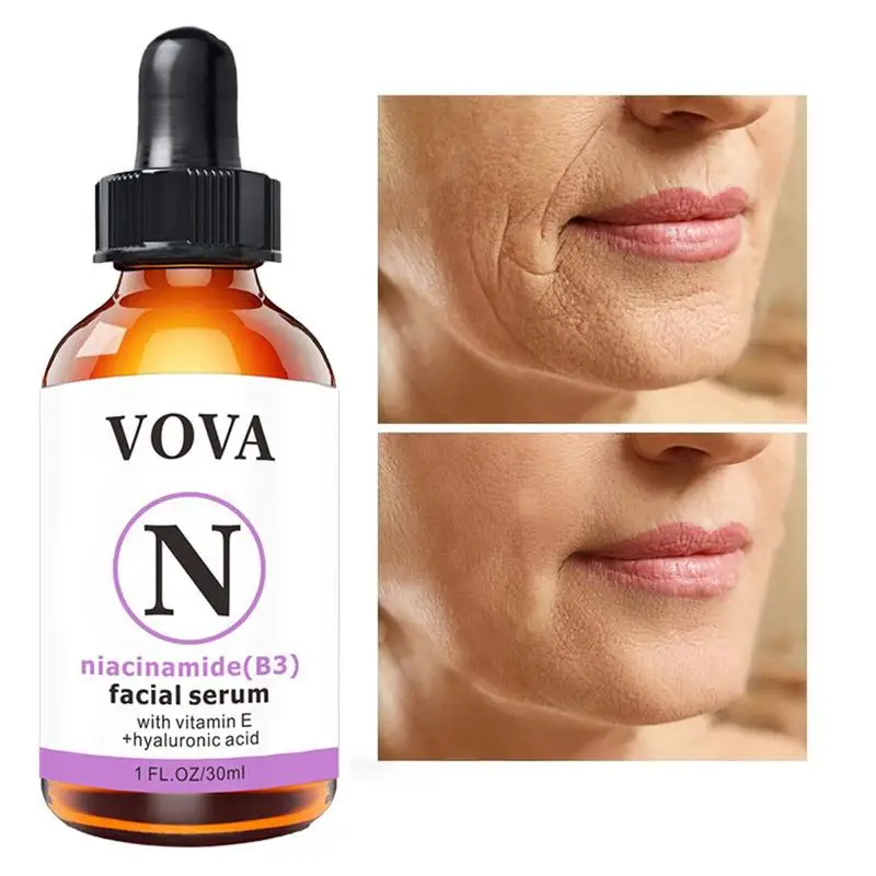 

Niacinamide Facial Serum Anti Aging Moisturizing Brightening Face Essence with Hyaluronic Acid Remove Wrinkles Dark spot Oil