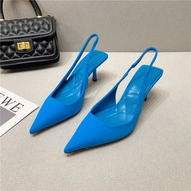 

Temperament Women Sandals Pumps for Women Shoes Women's Pointed Toe Sandals High Heels Ladies Hollow Out Heel Sandals 2022 New