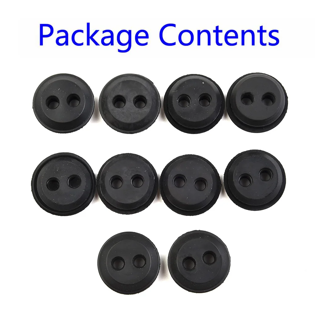 

10pcs 2 Hole Fuel Tank Grommet Replacement For Stihl Trimmer Lawn Mower The Real Color Of The Item May Be Slightly