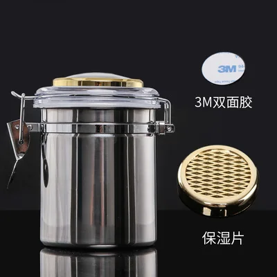 Чехол для сигарет из нержавеющей стали с гигрометром 1 шт. |