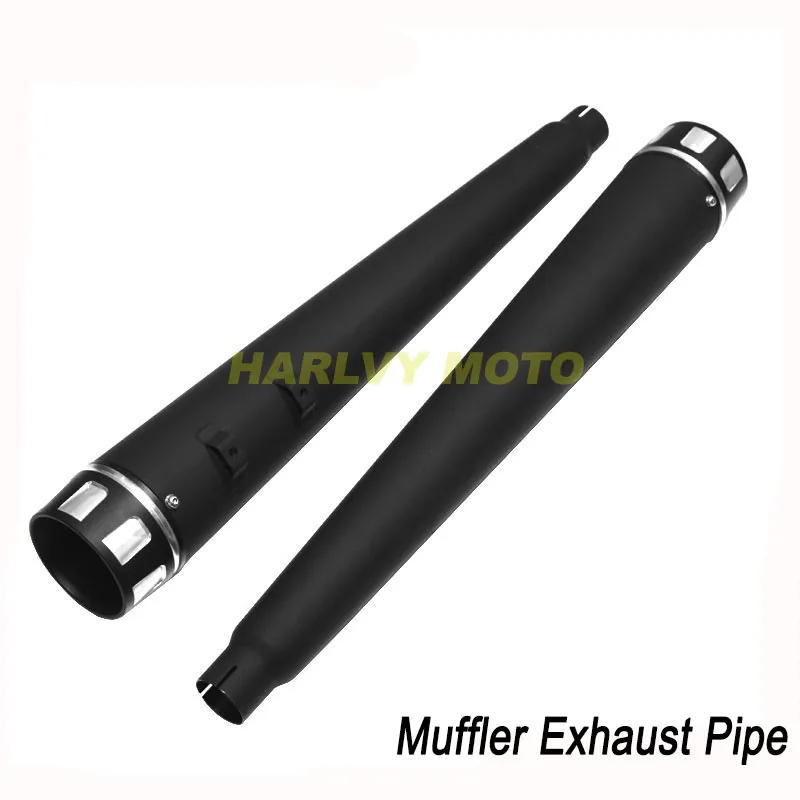 

For Touring CVO Tri Tour Road King Electra Glide 4" Megaphone Slip-on Muffler Exhaust Pipe