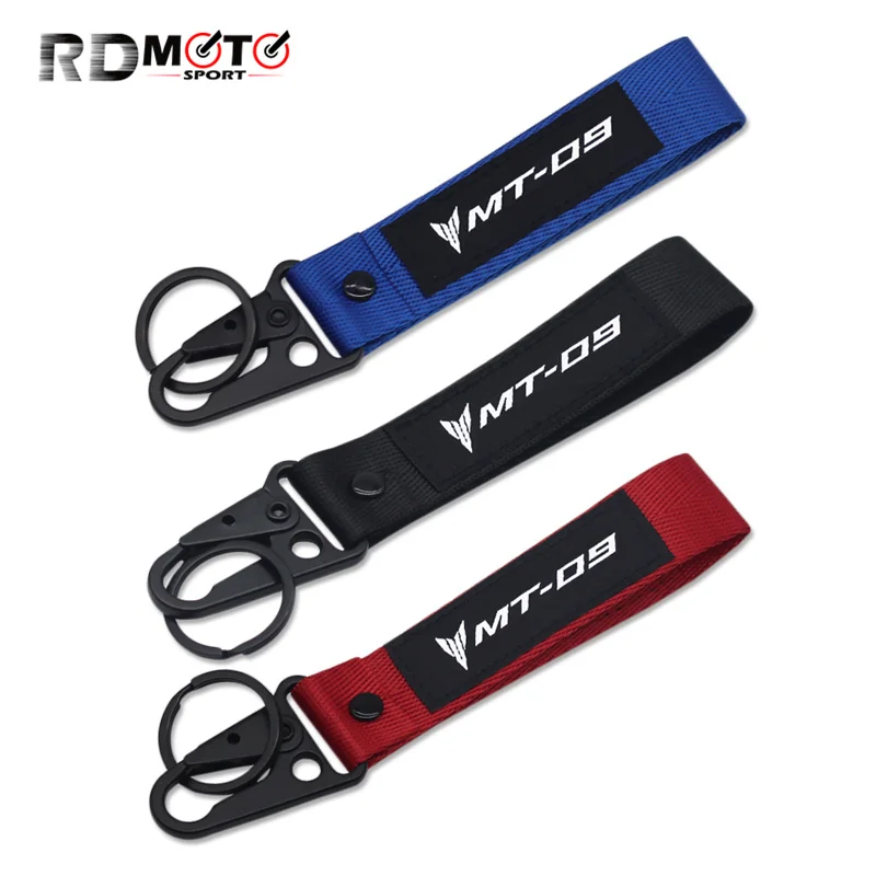 2024 аксессуары для мотоциклов брелок ключей с вышивкой цепочка MT-07 MT-09 MT07 09 кольцо