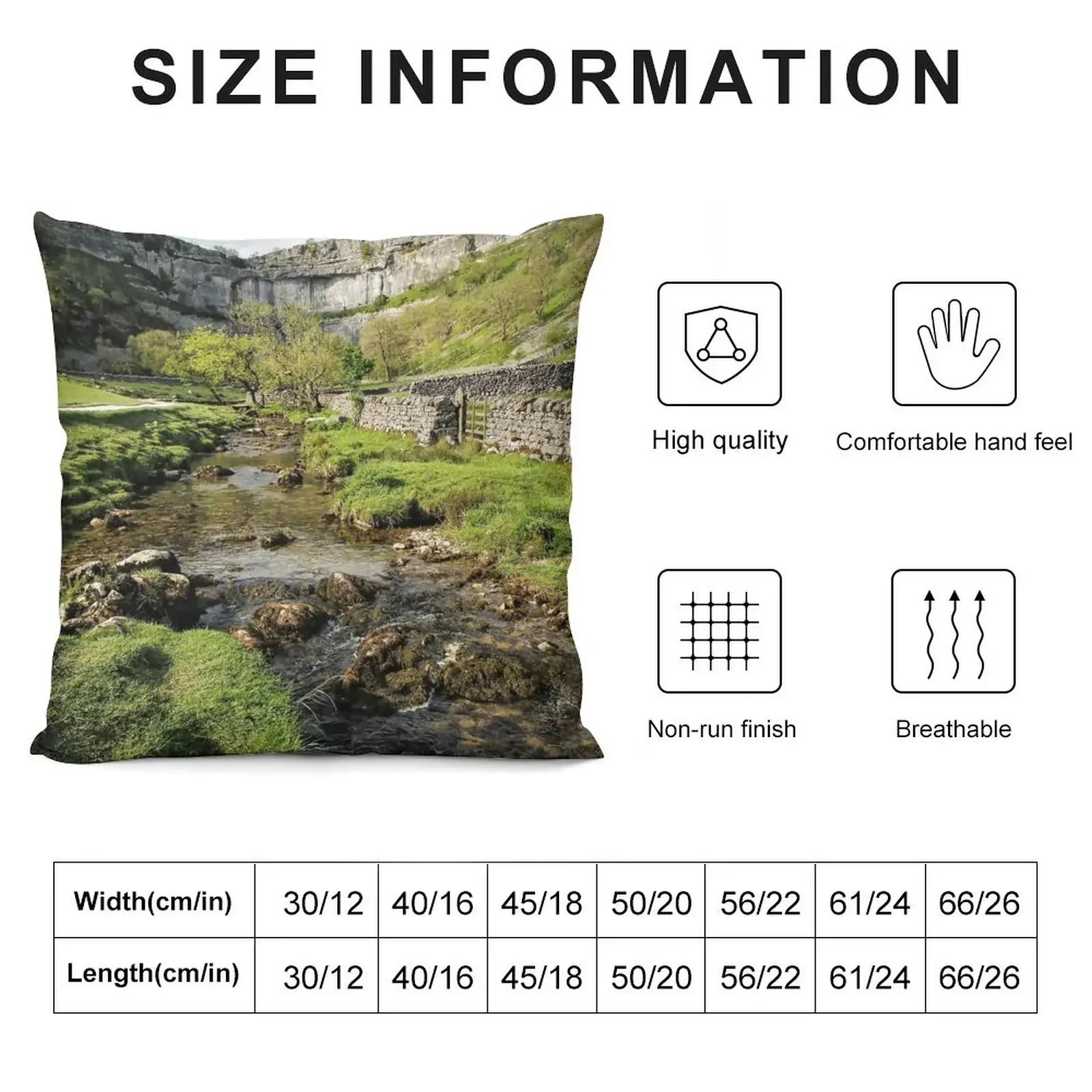 Декоративная подушка Malham Cove Stream рождественские чехлы для подушек диванов