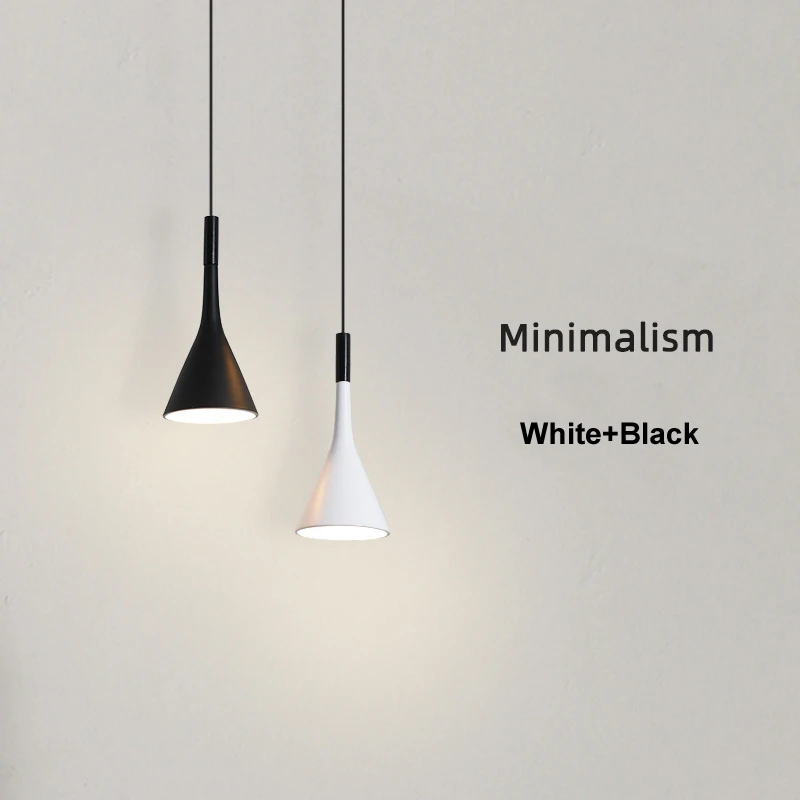 

Минималистичная дизайнерская настольная лампа для ресторана, Современная креативная прикроватная люстра с одной головкой для спальни