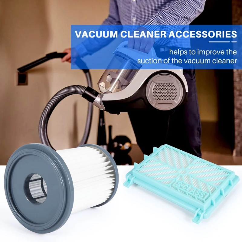 Фильтр hepa для пылесоса philips FC8740 FC8732 FC8734 FC8736 FC8738 FC8748 сменные фильтры 2 шт.