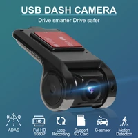 1080p adas dash cam video recorder usb car dvr for android multimedia player front and rear dashcam loop recording night vision