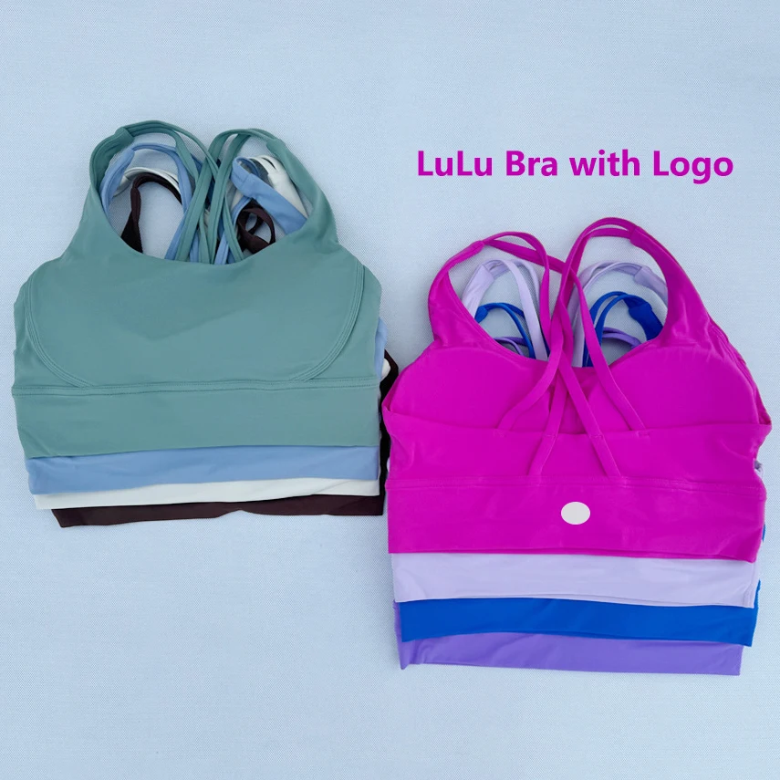 Спортивный топ с логотипом Ω для женщин спортивный тренажерный зал бюстгальтер