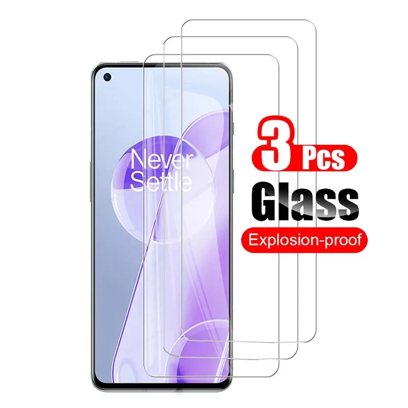 

3PCS Full Coverage Tempered Glass For OnePlus 9 9R 9E 8T 7 7T 6 6T 5 5T 3 3T Protector For OnePlus Nord 2T N10 N100 Safety Glass