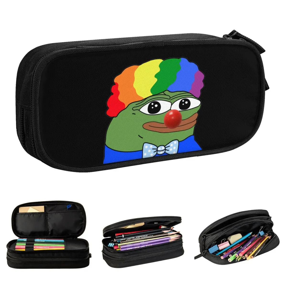 Case Pen Holder Pencil Bags Kids Large Storage Students School Gift Pencilcases