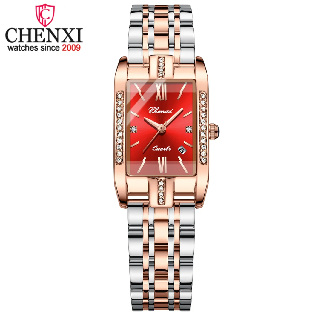 

CHENXI 2022 New Luxury Women Watches Top Brand Dress Waterproof Clock Quartz Ladies Wrist Watch Lady Stainless Steel Watch
