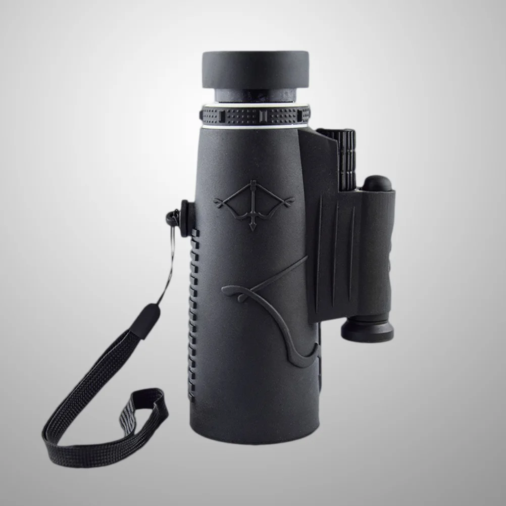

1 шт. монокуляр ночного видения 12X50 ручной черный телескоп с высоким увеличением для телефона туризма путешествий