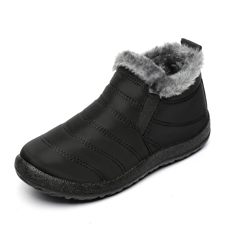 

Winter Men Shoes For Men Boots Thick Fur Warm Ankle Boots For Men Footwear Waterproof Snow Boots Botas Hombre Shoes Man Unisex