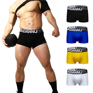 Мужские трусы-боксеры ORLVS, черные быстросохнущие шорты из прозрачной сетки, гей-трусы, мужские боксеры, соблазнительные, сетчатые трусы-боксеры