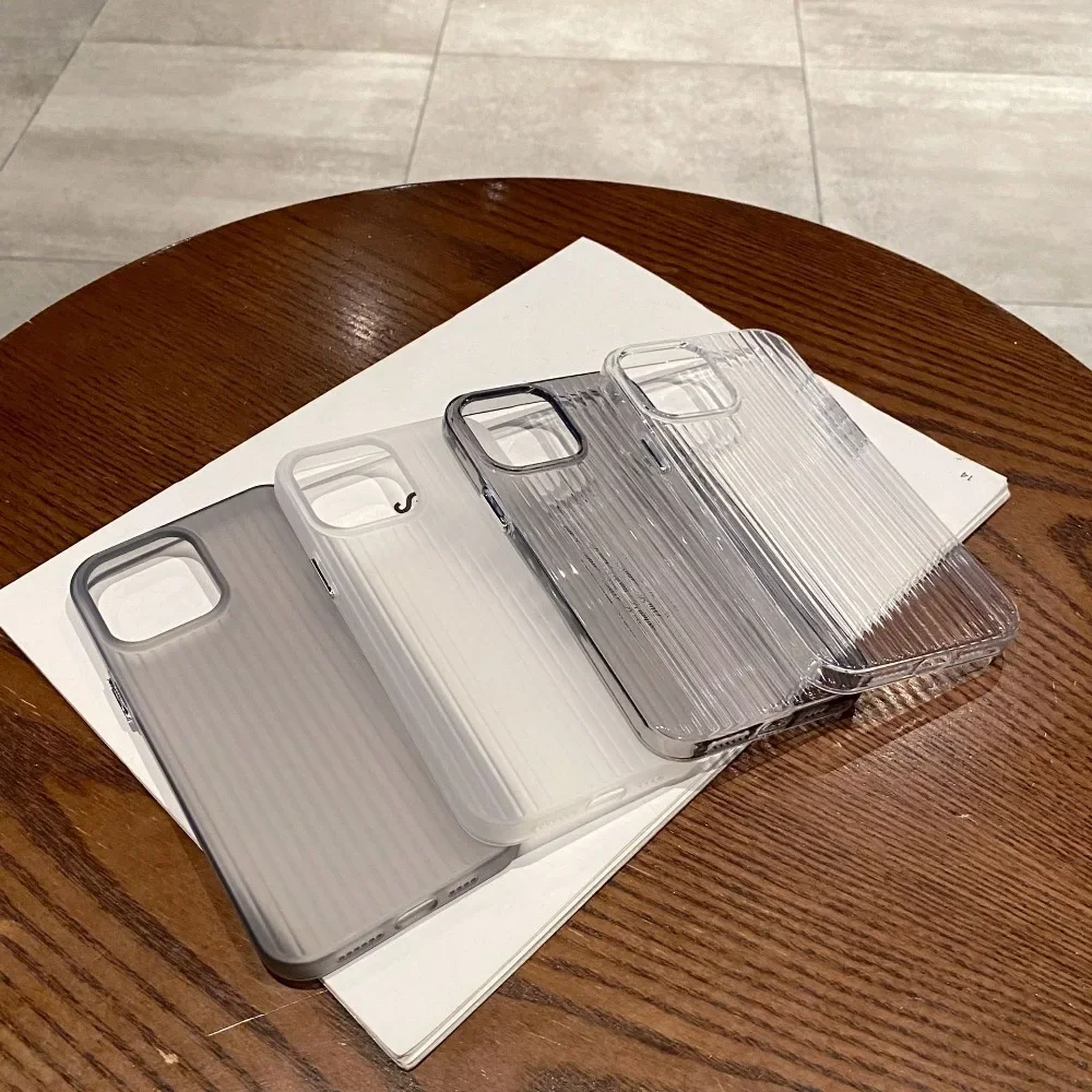 Роскошный мягкий прозрачный чехол с гофрированным рисунком для телефона iPhone 16 15