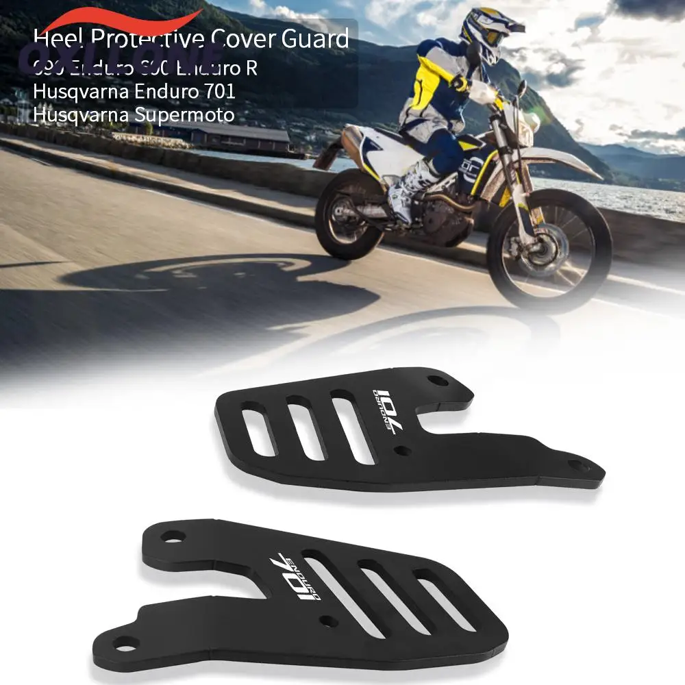 

Heel Guard Cover Protector For 690 ENDURO 2008-2022 HUSQVARNA 701 ENDURO 2016-2022 2021 Luggage Rack-less Bags Mounting Brackets