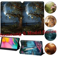 tablet case for samsung galaxy tab a8 10 5 inchs4 t830 s5e t720s6 t86010 5 inchs7 t870tab s6 10 4 inch with forest series