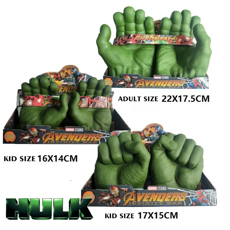 

Disney Marvel Avengers Hulk Gloves Figures Fisting Toys Hulk Action Figure Cosplay Marvel Legends Model Toy Gift Children Kid