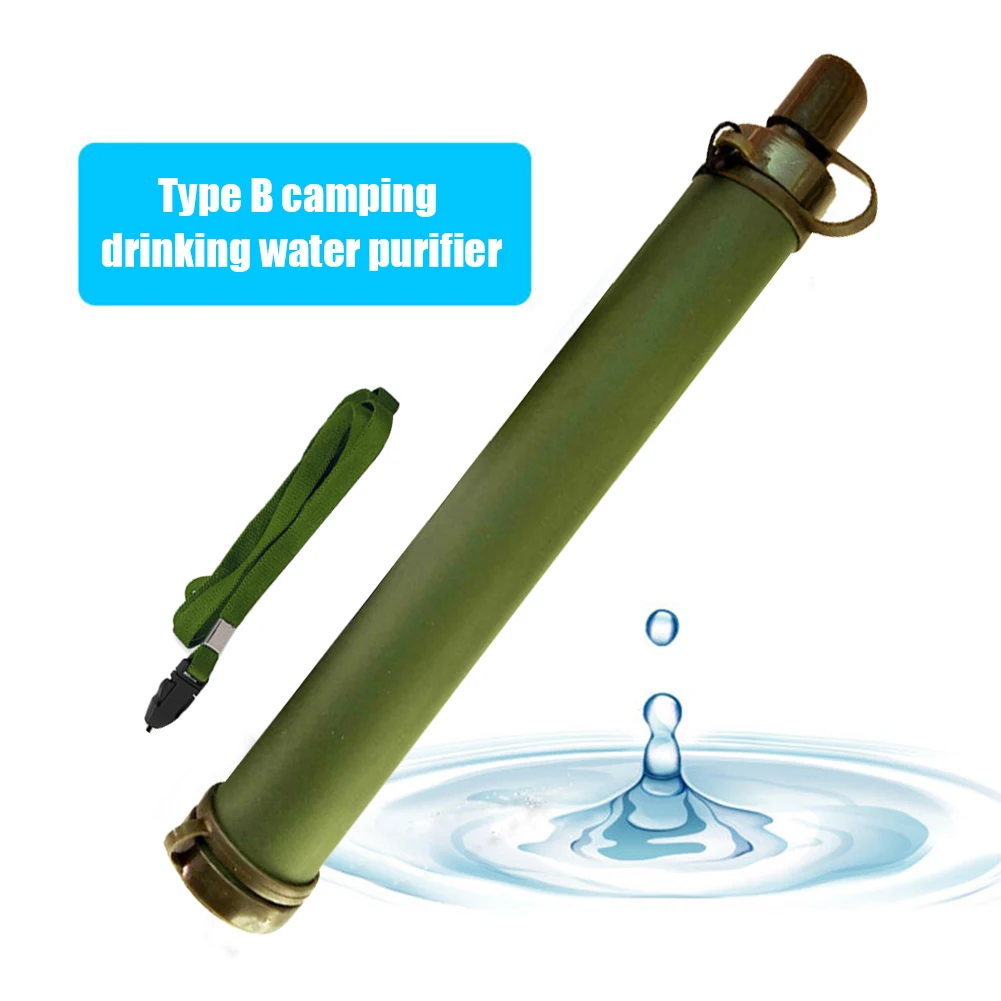 

Camping Water Filter Straw Water Purifier Filtration System Bottom Thread Ultrafiltration Film Outdoor Emergency Survival Travel