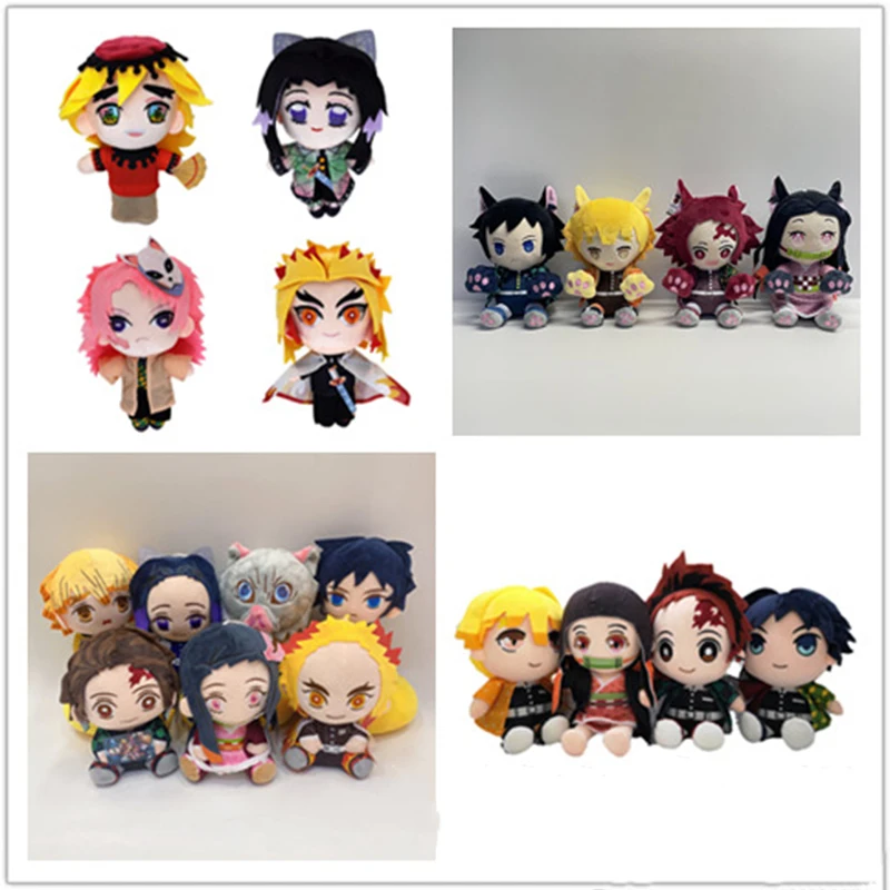 

Anime Demon Slayer Kamado Tanjiro Kamado Nezuko Demon Slaying Corps Kawaii Doll Machine Plush Doll Fashion A Gift for A Friend