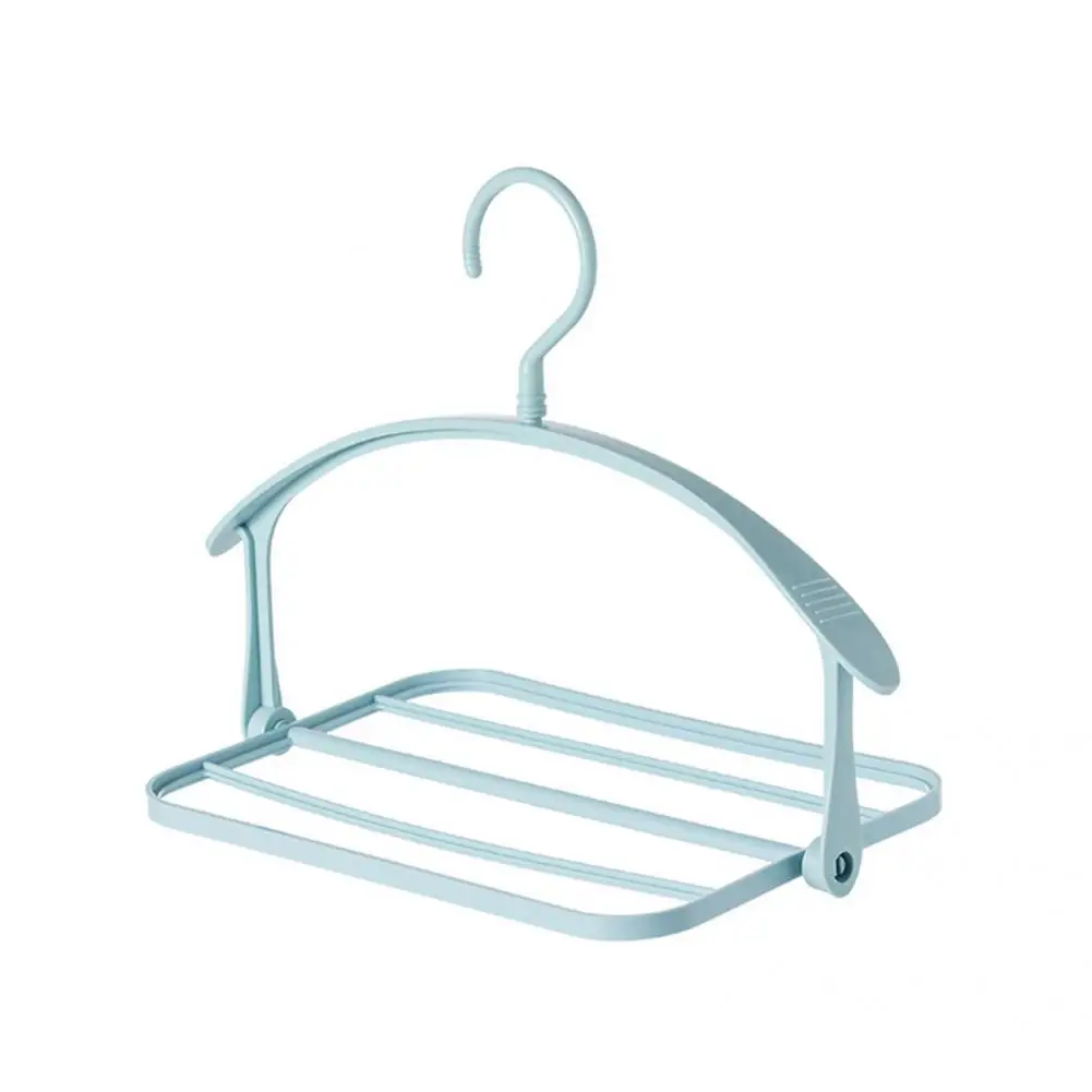 

Sturdy Construction Long Lasting Practicability Minimalist Design 4 Layers Trouser Hanger Trouser Hanger for Living Room