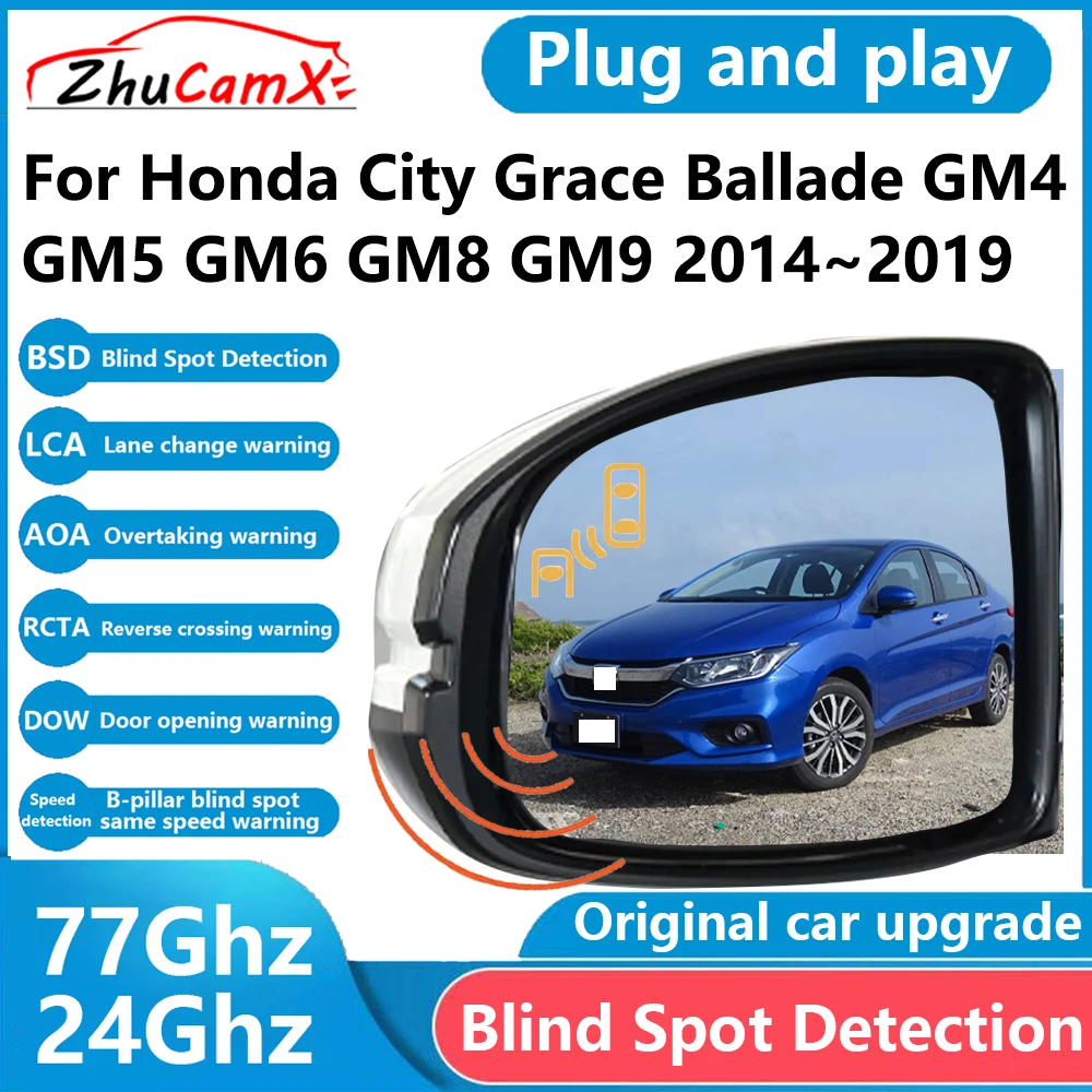 Для Honda City Grace Ballade GM4 GM5 GM6 GM8 GM9 BSD Датчик обнаружения слепых зон Радар Система
