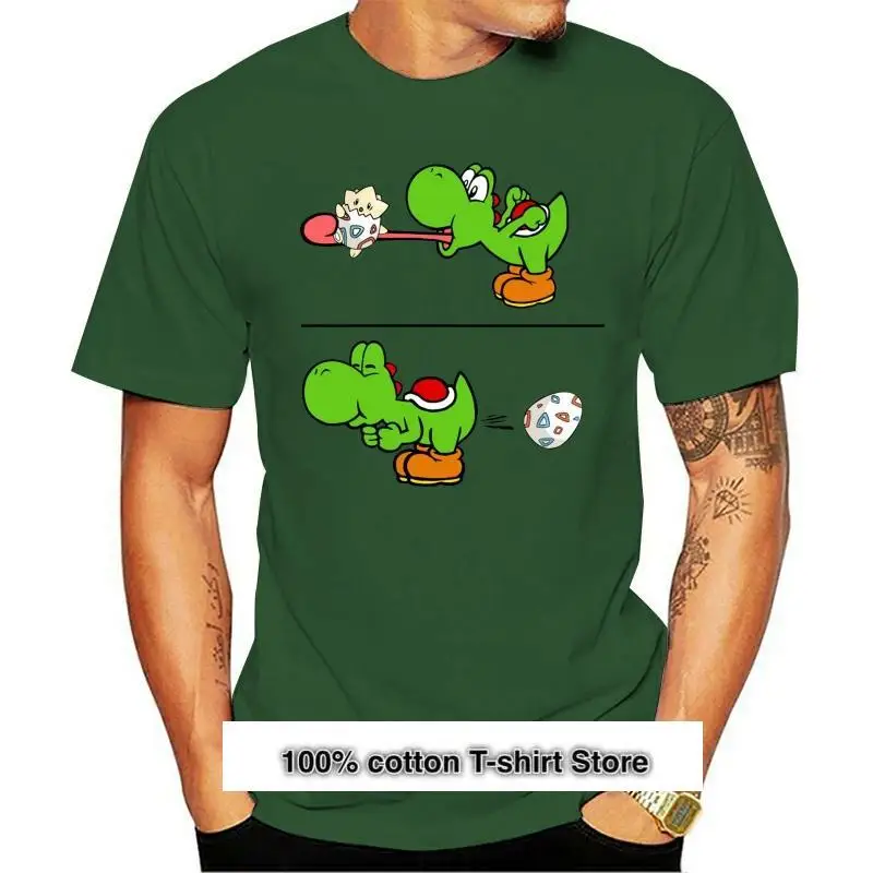 

Camiseta de Yoshi y together Pi para hombre, camiseta de moda