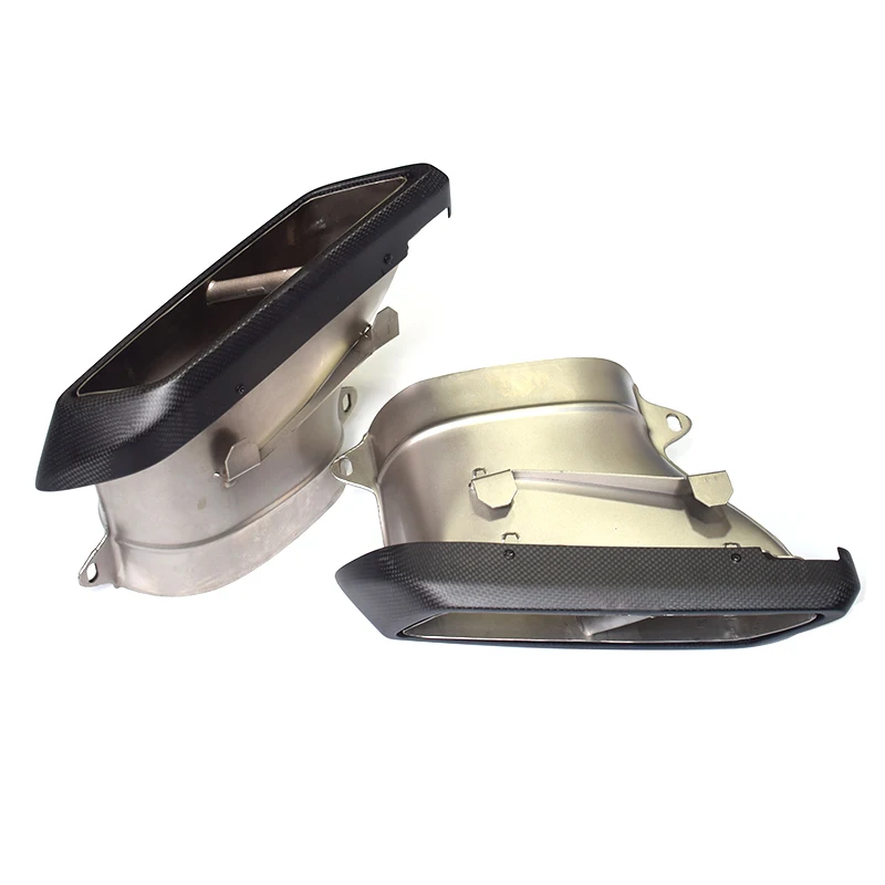 Для Mercedes-Benz C-Class W205 AMG 63 обновленная выхлопная труба из углеродного волокна