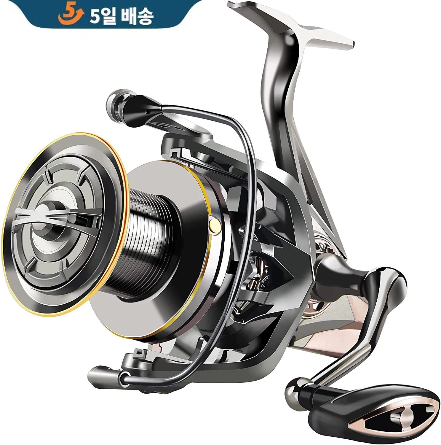 Spinning Reel 8000/9000/10000/12000/14000 Series,17+1BB Graphite Frame Surf Fishing Reels,55lb Max Drag,Saltwater Big Game Reel