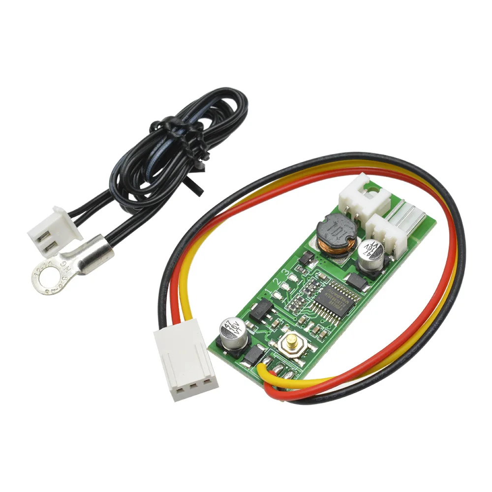 

Одноканальный вентилятор 12 В постоянного тока, 2-3 провода, контроль температуры, модуль контроля скорости, 3P с зондовым кабелем