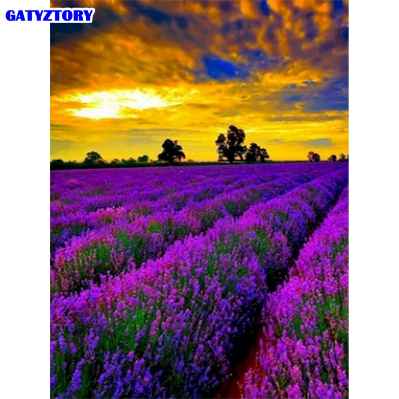 

GATYZTORY Diamond Painting Scenic 5D DIY Diamond Embroidery Landscape Cross Stitch Diamond Mosaic Home Decor Layout Gift