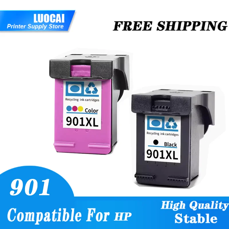 

Чернильные картриджи HP902, картриджи для HP 901XL Officejet J4500 J4524 J4530 J4540 J4550 J4580 J4585, 1 шт.