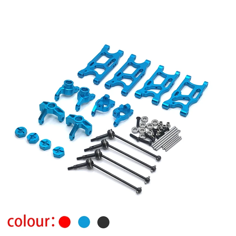 

Wltoys 144001 124017-16-18-19 LC Racing 1/14 аксессуары для модернизации автомобиля на радиоуправлении поворотный рычаг на руль C-образное сиденье металлическ...