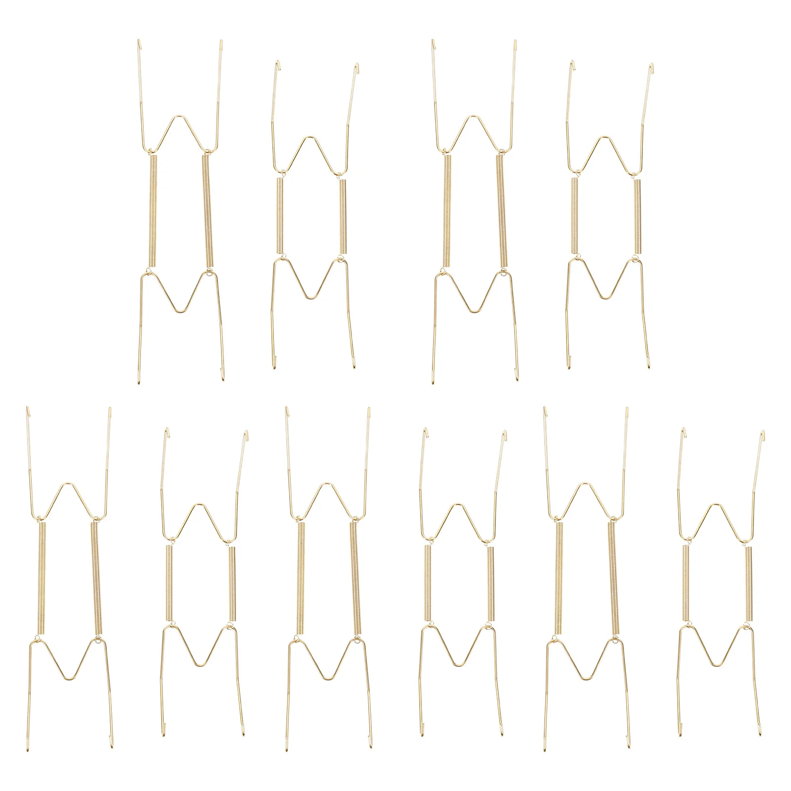 

10pcs Wall Wire Plates Hanger Plates Spring Holder for Wall Wire Plates Holder
