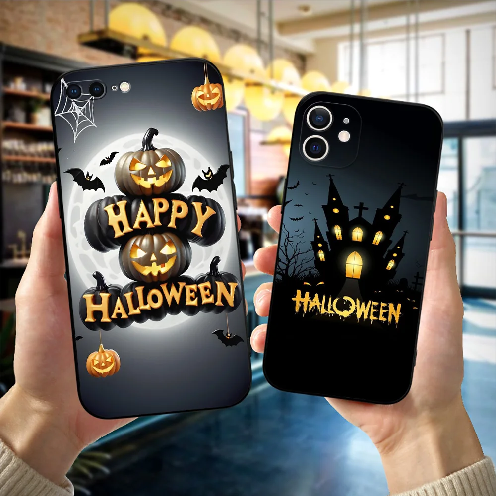 Черный чехол из ТПУ для телефона TCL 20 20L 10 lite 10L PLUS PRO 20E 20R 20SE 20XE 205 20B 20Y Happy Halloween
