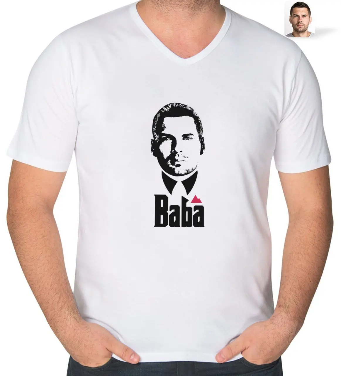 

Индивидуальный дизайн крестного отца с V-образным вырезом