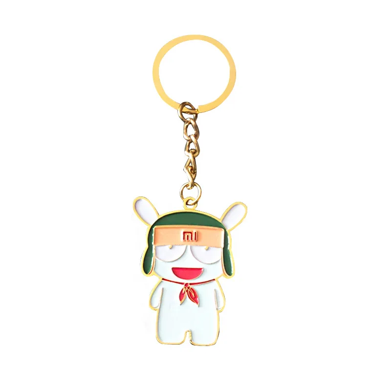 

Metal cartoon small animals exquisite key chain customized, enamel key pendant, creative small gifts for events and banquets