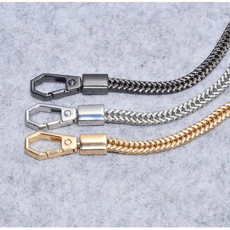 Free Shipping  6mm Metal Chain Gold Silver Gun Black 3 Colours Replace Bag Chains