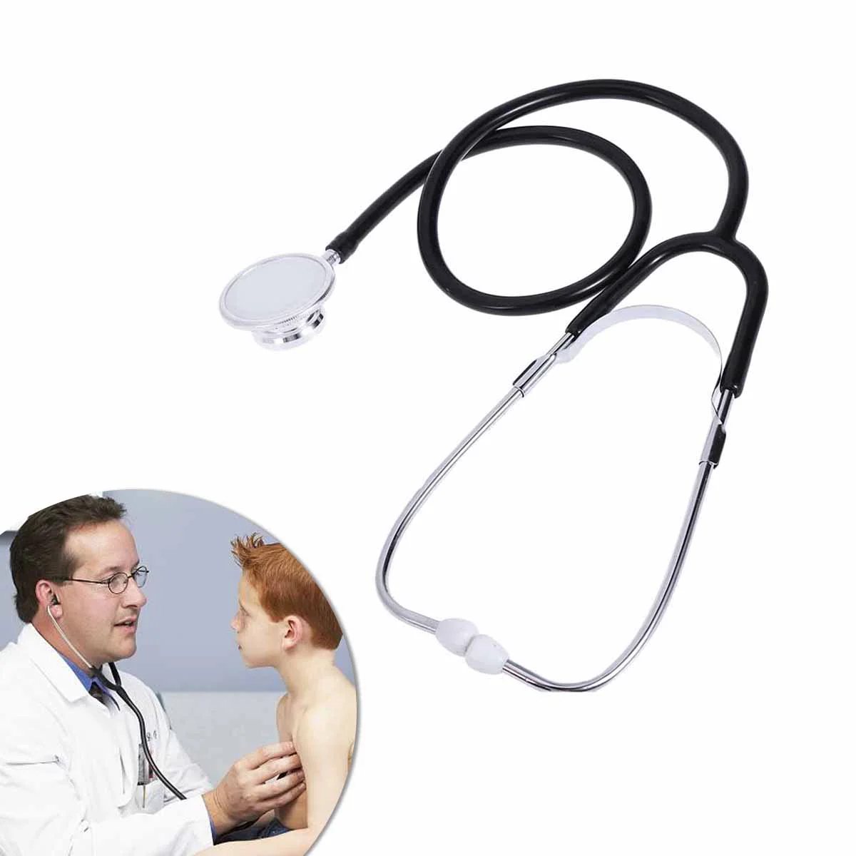 

1PC Double-sided Stethoscope Auscultation Equipment Tool Device for Hospitals Clinics Schools