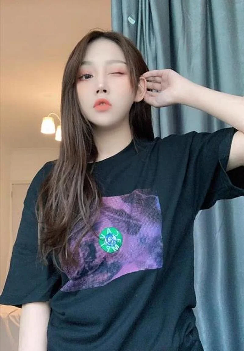 

22SS Patch Green Label Print 100% Cotton EU Size Cavempt T Shirt Men Women Streetwear Summer Hippie Clothes Mon Compte