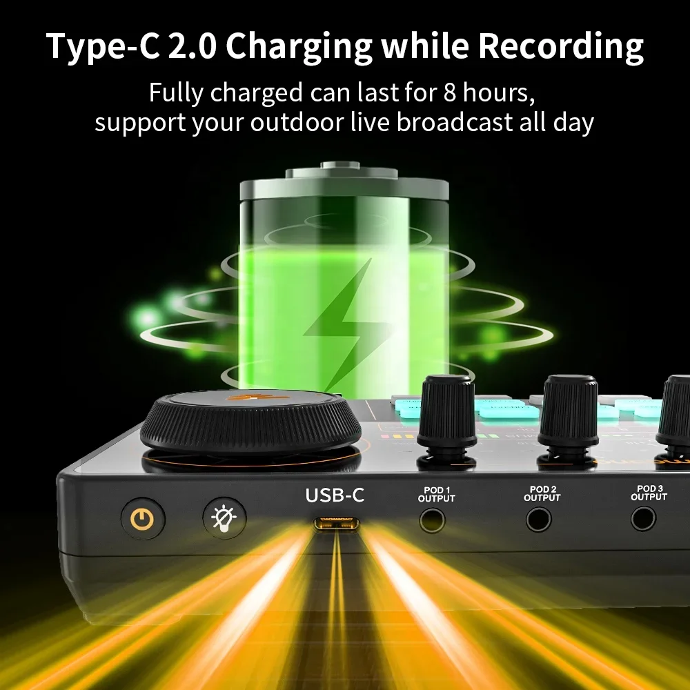 MAONOCASTER профессиональный конденсаторный студийный микрофон для записи с аудио