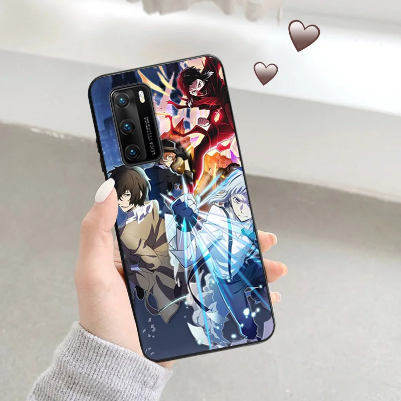 Матовый мягкий чехол для телефона Honor X7 b X8 X9 X6 a 90 70 8X Magic5 Bungou Stray Dogs Huawei P40 Lite P30 P20 P